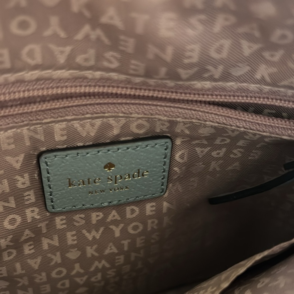 ♠️ ♠️ Kate Spade Rima Grove Street Crossbody File Bag in Lakesedge Blue - Picture 6 of 11